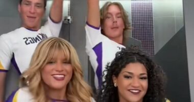 Fury as NFL team's male cheerleaders dance in same bathroom as females