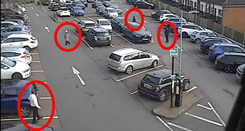 Gang who squirted sauce on victims as they stole thousands are jailed