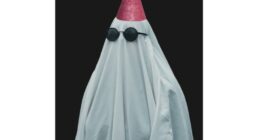 Ghost wearing sunglasses and a party hat; text overlay: "Partying isn't dead. Pitch us your party. We'll pay for it."