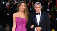 George Clooney returns to the red carpet with glamorous wife Amal