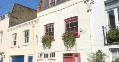 Ghislaine Maxwell's London home.