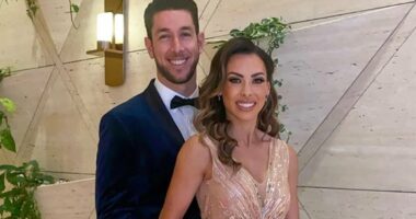 Glamorous WAG shocks Perth high society by revealing her 10-year marriage to ex-Premier League star is OVER... after a single question about her husband set her off