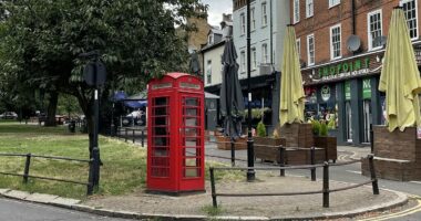 Grade II-listed red phone box for sale on Rightmove for £10,000