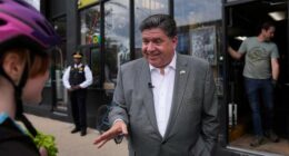 Guard not needed in Chicago, Pritzker tells AP during tour of city to counter Trump’s crime claims