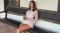 Hailey Bieber flashes legs at Kylie Jenner's birthday