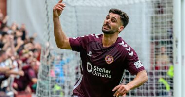 Hearts 3 Motherwell 3: Braga bounces back from cup woe to help Hearts earn an unlikely point
