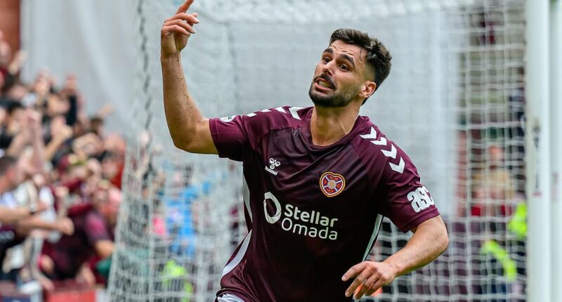 Hearts 3 Motherwell 3: Braga bounces back from cup woe to help Hearts earn an unlikely point