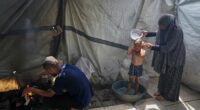 Heat and thirst drive families in Gaza to drink water that makes them sick