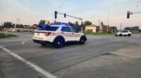 Heavy police presence in Gibson City