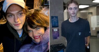 Helena Christensen's son Lucien marched into court on assault charges