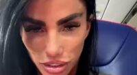 Horrified plane passenger realises he is sat behind Katie Price