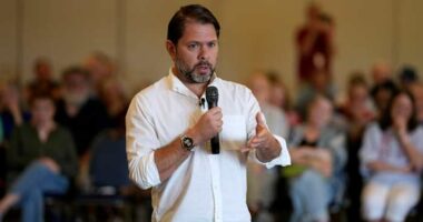 Hundreds cheer Arizona Sen. Ruben Gallego as Democrats take offensive against Trump's tax bill