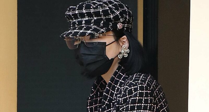 Hundreds turn out to catch a glimpse of super rich mystery heiress