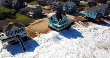 Hurricane Erin shifts as millions brace for life-threatening waves