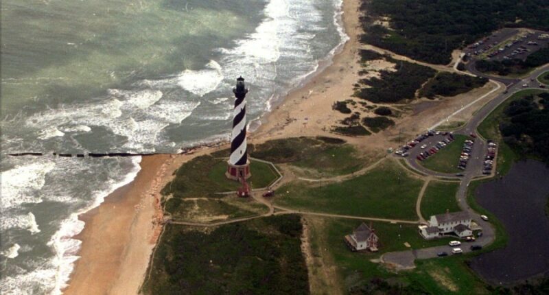 Hurricane Erin's massive waves threaten to isolate North Carolina's Outer Banks