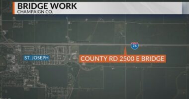 I-74 bridge work near St. Joseph begins