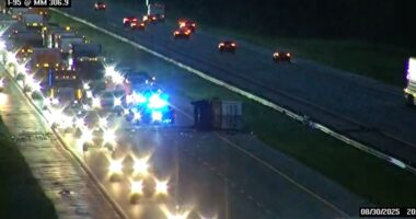 I-95 southbound crash in St. Johns County leaves Jacksonville man injured