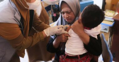 Indonesia launches a measles vaccination campaign after 17 die in an outbreak