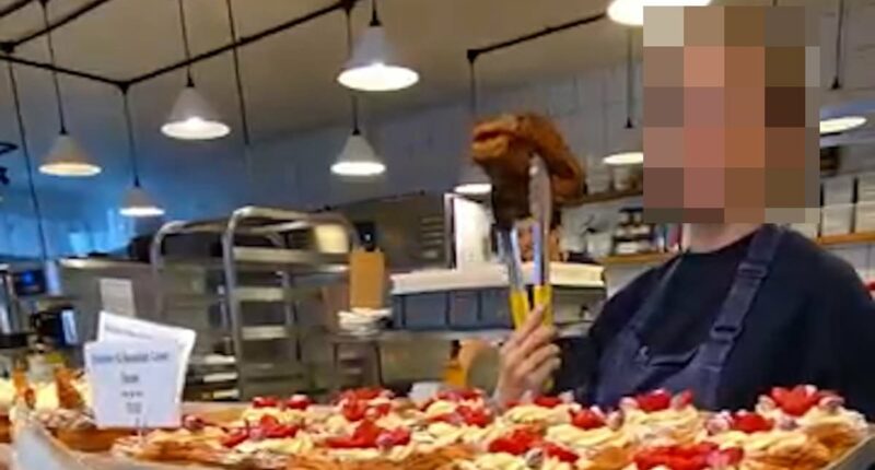 Influencer criticised for 'dehumanising' staff at bakery in viral clip