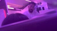 Salman Iftikhar on a plane.