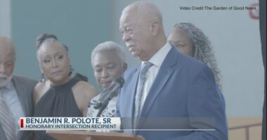 Intersection named after Benjamin Polote