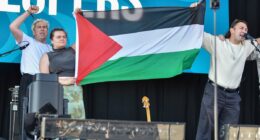 Irish band hauled off stage at UK festival after pro-Palestine chant