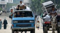 Israeli offensive bears down on Gaza, leaving fleeing Palestinians with few options