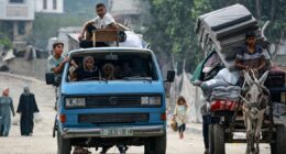 Israeli offensive bears down on Gaza, leaving fleeing Palestinians with few options