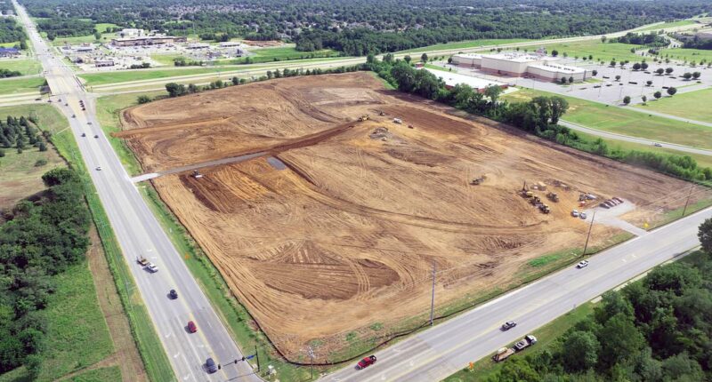 It looks like abandoned land but it is set to become a $98m project