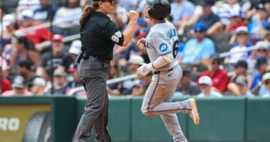 Jen Pawol breaks MLB's gender barrier as the first female umpire to work a regular-season game