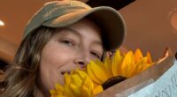 Jessica Biel reveals she has been ill as her sons present give flowers
