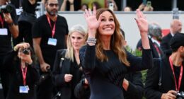 Julia Roberts joins co-stars at the After Hunt premiere in Venice