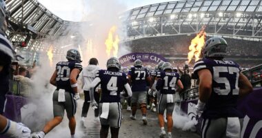 Kansas State QB Avery Johnson's father and brother issue apology after their Ireland brawl goes viral