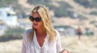 Kate Moss uses a £35K Birkin as a beach bag during Spanish getaway