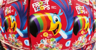 Kellogg, Froot Loops maker, says it'll remove artificial dyes from cereals