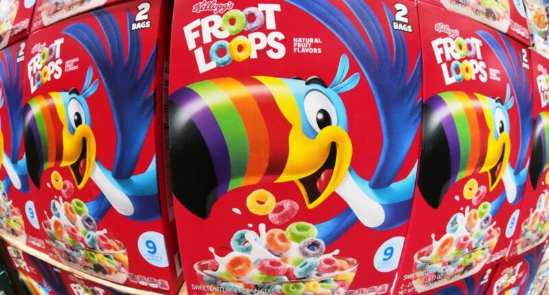 Kellogg, Froot Loops maker, says it'll remove artificial dyes from cereals
