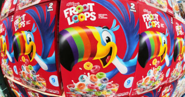 Kellogg says it will remove artificial dyes from cereals by the end of 2027