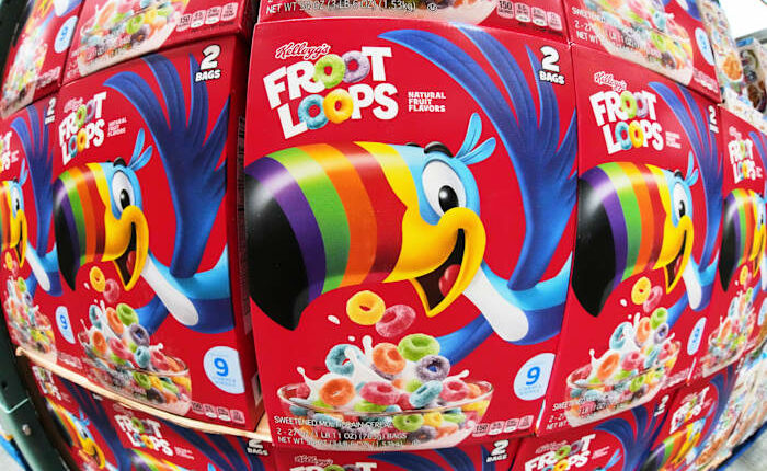 Kellogg says it will remove artificial dyes from cereals by the end of 2027