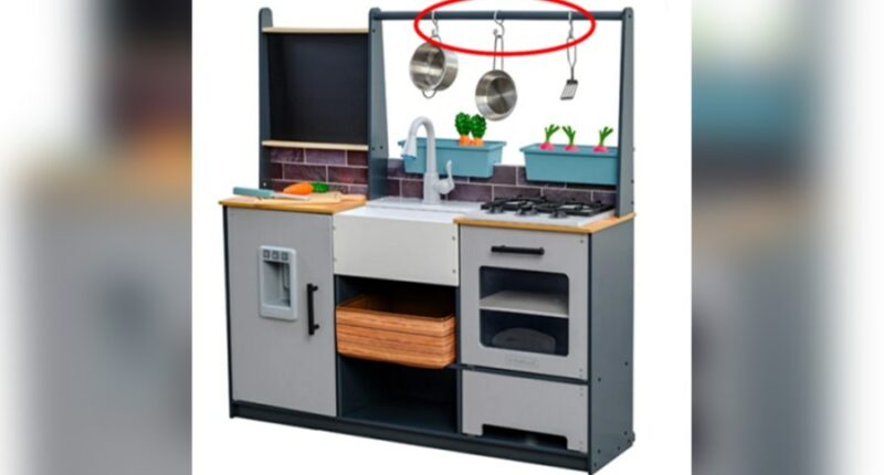 Kid's play kitchen recalled after toddler dies from strangulation
