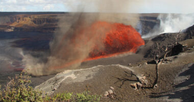 Kilauea's eruption is back as the Hawaii volcano shoots lava for 31st time since December