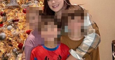 Sarah Shaw (pictured with her three children) and her youngest child, Isaac, have been held in US immigration detention since July 24