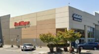 Fred Meyer and Alaska USA Federal Credit Union building in Kent, Washington.