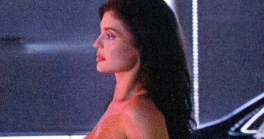Kylie Jenner risks MAJOR wardrobe malfunction in tiny top