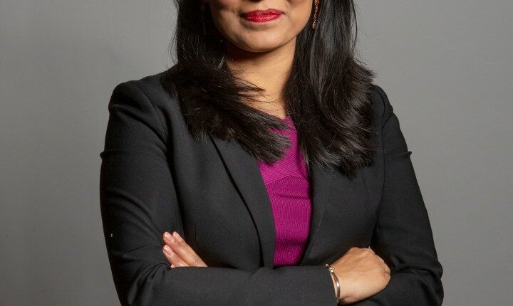 Portrait of Rushanara Ali, Labour MP for Bethnal Green and Bow.