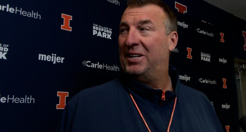 Latest from Bret Bielema on Illini wide receiver room