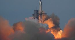 Latest launch of SpaceX's Starship deploys 8 dummy satellites, then splashes down into Indian Ocean