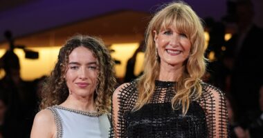 Laura Dern makes rare red carpet appearance with daughter Jaya Harper