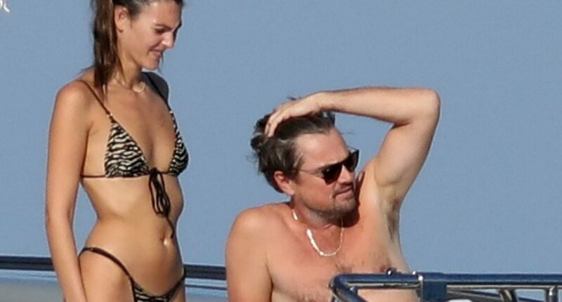 Leonardo DiCaprio's girlfriend Vittoria Ceretti SPANKS him on yacht