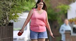 Lucy Connolly is pictured for the first time since release from prison