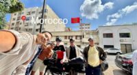 Mahomet teen biking from Morocco to Singapore